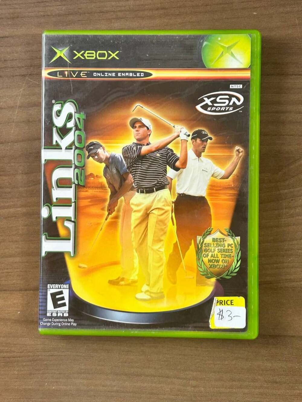 Links 2004 Original Xbox 2003 Microsoft XSN Sports Complete w/ Manual CIB